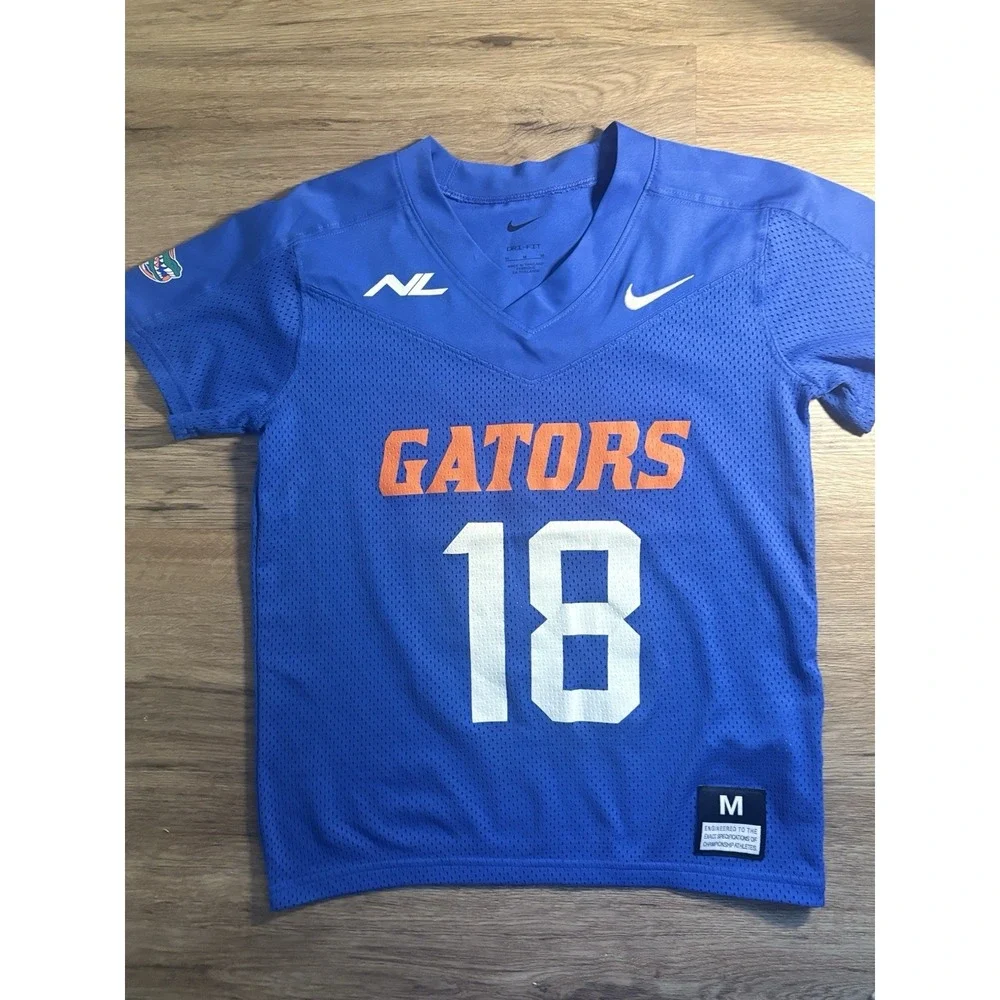 Nike Florida Gators #18 Thomas-Hoffman Dri-Fit Mesh Football Jersey